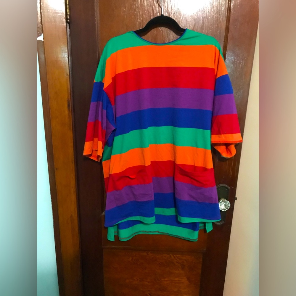 Rainbow oversized shirt